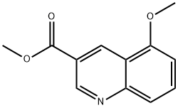 Methyl 5-methoxyquinoline-3-carboxylate Structure
