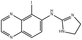 N-(4,5-Dihydro-1H-imidazol-2-yl)-5-iodoquinoxalin-6-amine 구조식 이미지