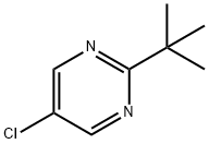 Pyrimidine, 5-chloro-2-(1,1-dimethylethyl)- 구조식 이미지