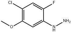 Hydrazine, (4-chloro-2-fluoro-5-methoxyphenyl)- Structure