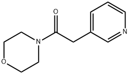 1-morpholino-2-(pyridin-3-yl)ethanone Structure