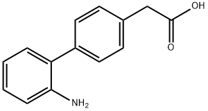 [1,1'-Biphenyl]-4-acetic acid, 2'-amino- Structure