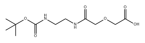 3,11-Dioxa-6,9-diazatridecanoic acid, 12,12-dimethyl-5,10-dioxo- Structure