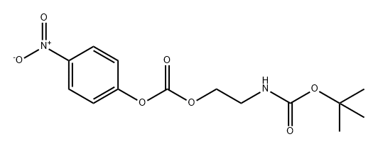 Carbonic acid, 2-[[(1,1-dimethylethoxy)carbonyl]amino]ethyl 4-nitrophenyl ester Structure