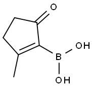 (2-Methyl-5-oxocyclopent-1-en-1-yl)boronic acid Structure