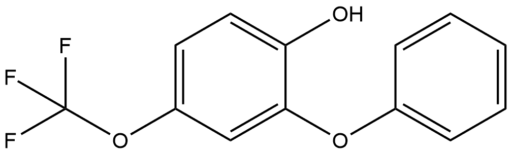 2-Phenoxy-4-(trifluoromethoxy)phenol Structure