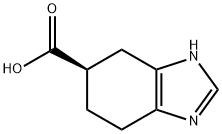 1H-Benzimidazole-6-carboxylic acid, 4,5,6,7-tetrahydro-, (6R)- Structure