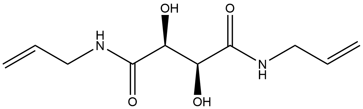 (2S,3S)-2,3-Dihydroxy-N1,N4-di-2-propen-1-ylbutanediamide Structure