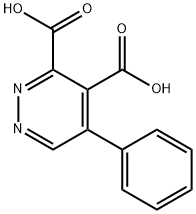 5-phenyl-3,4-Pyridazinedicarboxylic acid Structure