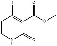 3-Pyridinecarboxylic acid, 1,2-dihydro-4-iodo-2-oxo-, methyl ester Structure