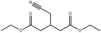 Pentanedioic acid, 3-(cyanomethyl)-, 1,5-diethyl ester Structure