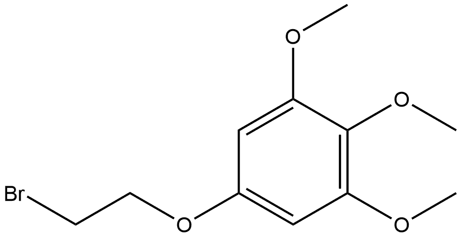 5-(2-Bromoethoxy)-1,2,3-trimethoxybenzene Structure