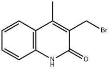 3-(Bromomethyl)-4-methylquinolin-2(1H)-one Structure
