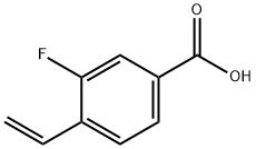 Benzoic acid, 4-ethenyl-3-fluoro- Structure