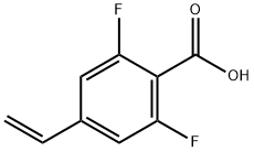 2,6-Difluoro-4-vinyl-benzoic acid Structure