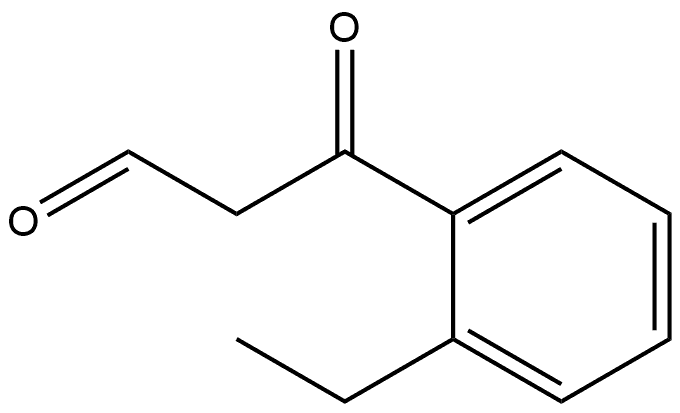 2-Ethyl-β-oxobenzenepropanal Structure