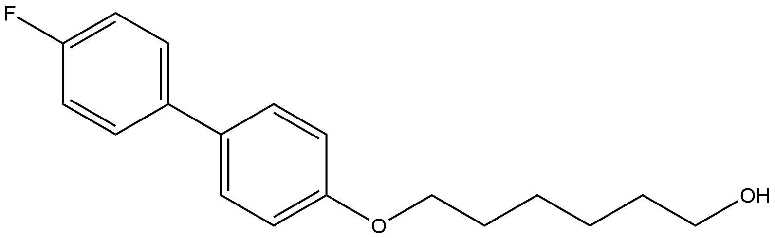 6-[(4'-Fluoro[1,1'-biphenyl]-4-yl)oxy]-1-hexanol Structure