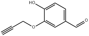 Benzaldehyde, 4-hydroxy-3-(2-propyn-1-yloxy)- Structure