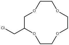 1,4,7,10-Tetraoxacyclododecane, 2-(chloromethyl)- Structure