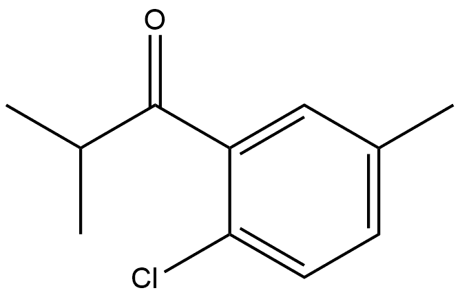 1-(2-Chloro-5-methylphenyl)-2-methyl-1-propanone Structure