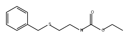 Carbamic acid, [2-[(phenylmethyl)thio]ethyl]-, ethyl ester (9CI) 구조식 이미지