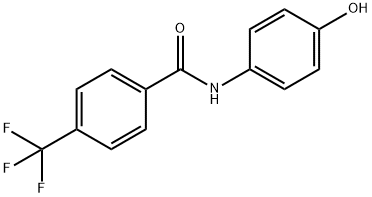 Benzamide, N-(4-hydroxyphenyl)-4-(trifluoromethyl)- Structure