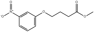 Butanoic acid, 4-(3-nitrophenoxy)-, methyl ester Structure