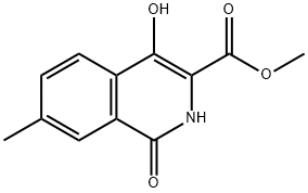 Methyl 4-hydroxy-7-methyl-1-oxo-1,2-dihydroisoquinoline-3-carboxylate Structure