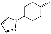 4-(1H-1,2,3-triazol-1-yl)cyclohexan-1-one Structure