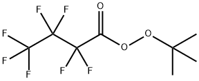 Butaneperoxoic acid, 2,2,3,3,4,4,4-heptafluoro-, 1,1-dimethylethyl ester 구조식 이미지