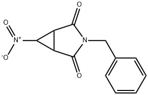 3-Azabicyclo[3.1.0]hexane-2,4-dione, 6-nitro-3-(phenylmethyl)- Structure