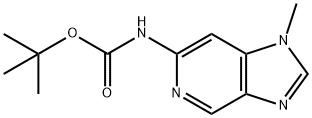tert-Butyl (1-methyl-1H-imidazo[4,5-c]pyridin-6-yl)carbamate 구조식 이미지