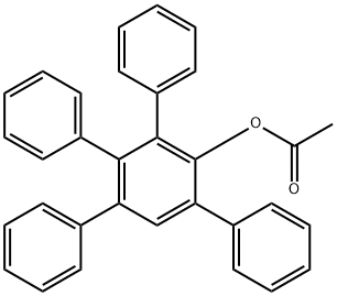 [1,1':2',1''-Terphenyl]-3'-ol, 4',6'-diphenyl-, acetate (9CI) Structure