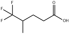 Pentanoic acid, 5,5,5-trifluoro-4-methyl- Structure