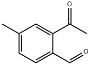 2-acetyl-4-methylbenzaldehyde Structure