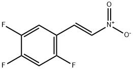 Benzene, 1,2,4-trifluoro-5-[(1E)-2-nitroethenyl]- Structure