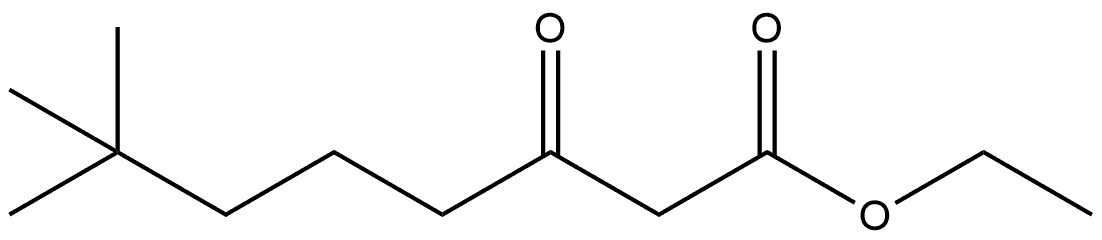 ethyl 7,7-dimethyl-3-oxooctanoate Structure