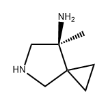 5-Azaspiro[2.4]heptan-7-amine, 7-methyl-, (7S)- 구조식 이미지