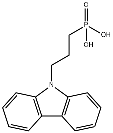 Phosphonic acid, P-[3-(9H-carbazol-9-yl)propyl]- Structure