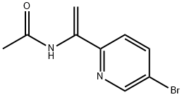 Acetamide, N-[1-(5-bromo-2-pyridinyl)ethenyl]- Structure
