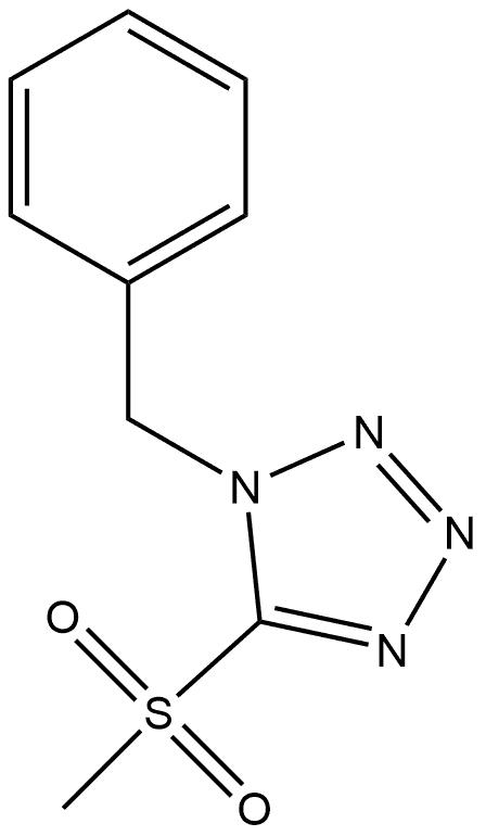 1-Benzyl-5-(methylsulfonyl)-1H-tetrazole Structure