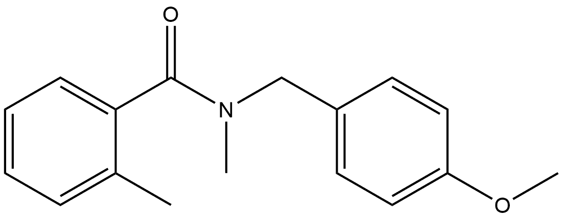 N-[(4-Methoxyphenyl)methyl]-N,2-dimethylbenzamide Structure