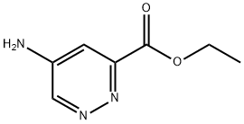 3-Pyridazinecarboxylic acid, 5-amino-, ethyl ester Structure