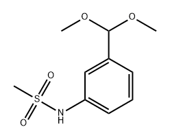 Methanesulfonamide, N-[3-(dimethoxymethyl)phenyl]- 구조식 이미지
