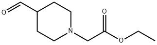 1-(ethoxycarbonylmethyl)piperidin-4-carbaldehyde Structure