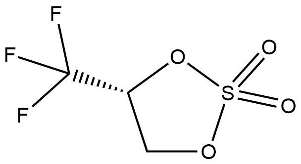 1,3,2-Dioxathiolane, 4-(trifluoromethyl)-, 2,2-dioxide, (4R)- Structure