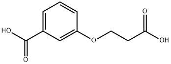 3-(2-Carboxyethoxy)benzoic acid Structure