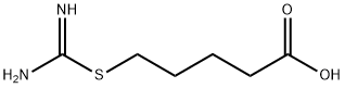 Pentanoic acid, 5-[(aminoiminomethyl)thio]- Structure