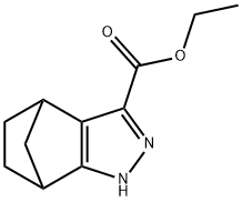 4,7-Methano-1H-indazole-3-carboxylic acid, 4,5,6,7-tetrahydro-, ethyl ester Structure