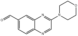 3-morpholinoquinoxaline-6-carbaldehyde Structure